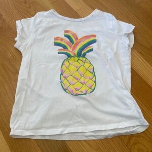Old navy girls pineapple t shirt